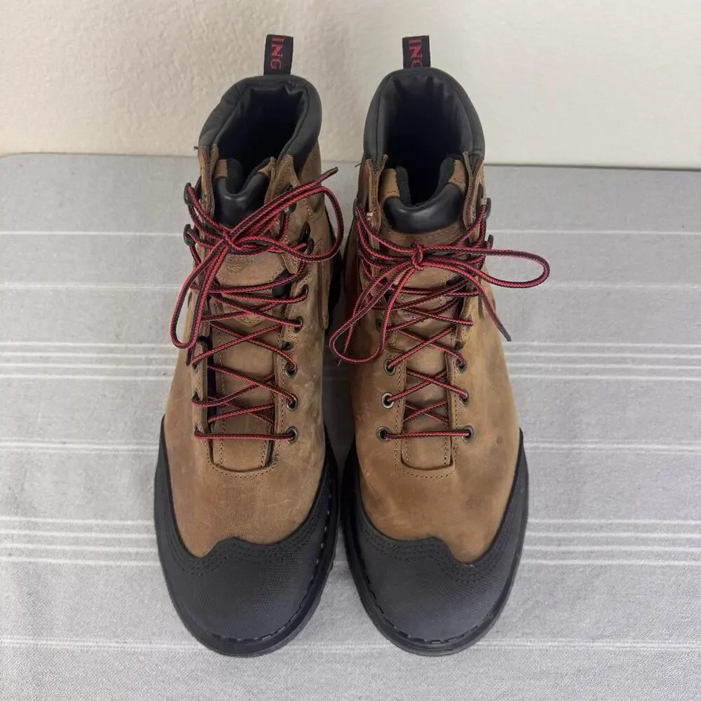 Red Wing Burnside 6 Inch Waterproof Safety Toe Work Boots 2410 Leather Brown 11